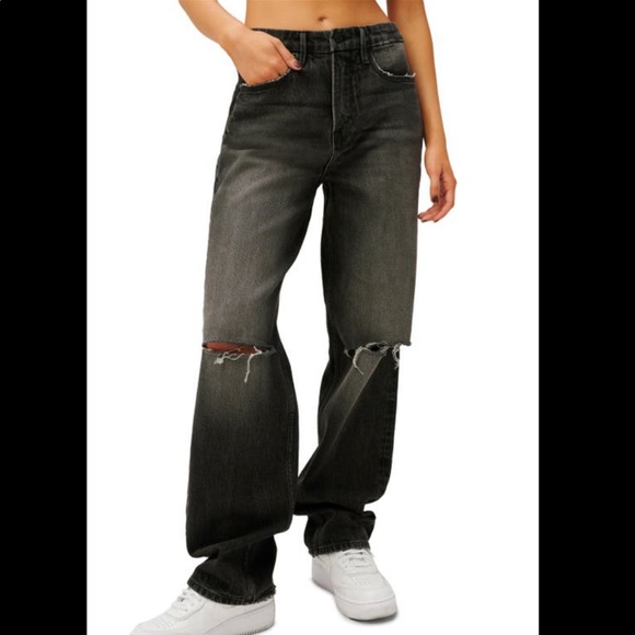 Good American distressed jeans 90s - Picture 2 of 8